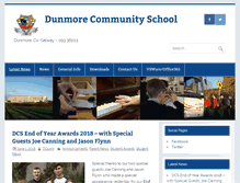 Tablet Screenshot of dunmorecs.ie